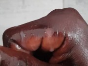 Masturbating 