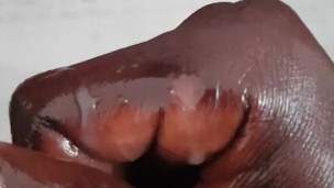 Masturbating 
