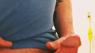 FPOV Thick White Cock Cums