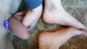 My New Vibrator Toy; My Clit and My Soles