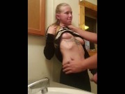 I Fucked The Neighbor Girl!! Husband Almost Caught Us With Cum On Her Face 5/16