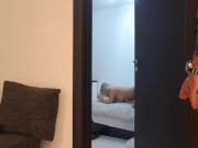 stepSon see stepdad fuck stepmom and he received Stepmom's ass to cum-lolyamateur 8/16