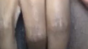 Teasing Chocolate Pussy