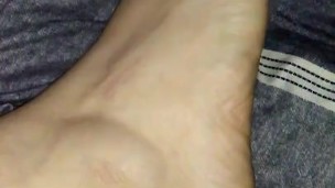 Stretching my wiggling sexy toes