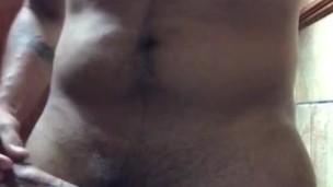 Jerking off at work. Shooting a 4 day load