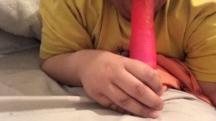 Watch me suck daddy 