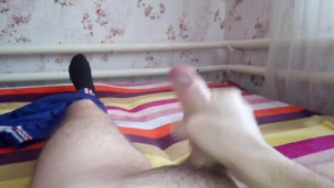 Student jerking off between classes