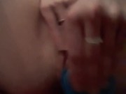 Bad girl masturbating while parents in the next room. Shh 14/16