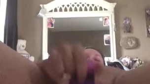Dildo play time and sucking