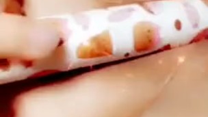 Titty fuck with vibrator for daddy’s cum ❤️
