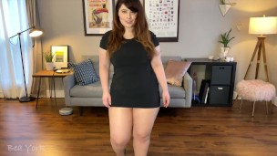 Preview of Modeling Cumming in Heels and Pantyhose