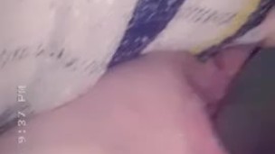 BBW REDHEAD TAKES LONG STIFF CUCUMBER!!