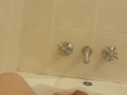 Cumming in my stepmom's bathtub