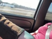 Playing for trucker