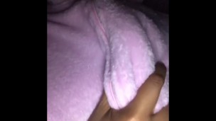 Black teen boob tease