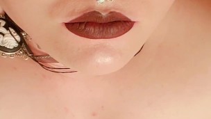 BBW cums with roommate home