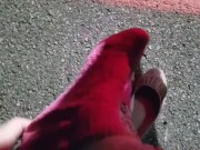 Getting Barefoot In A Parking Lot *Wanna Smell My Feet?*