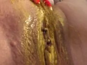 Golden pussy member paint 