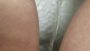 Girl Peeing In Public Bathroom