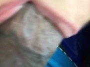 Cougar gives blowjob in car for 9/16