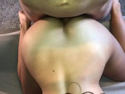 Different point of view of my tight pussy and his big dick 7/16