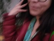 Enseñando tetas en público 9/16