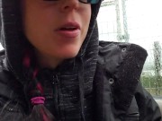 A Piss Beside The Car In The Rain 1/16