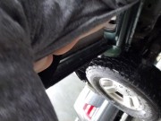 A Piss Beside The Car In The Rain 15/16