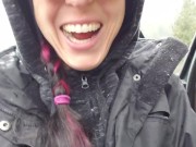 A Piss Beside The Car In The Rain 6/16