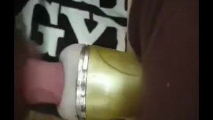 Fleshlight anal, no cum tease.