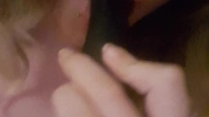 Sucking off my dildo!