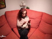 Sweet Redhead Fucks For Payback In Front Of Her Husband 1/16