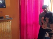 Sesso con gatto guardone davanti alla finestra 11/16