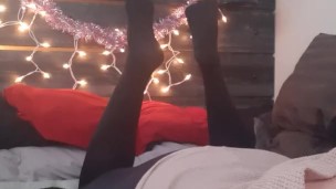 Long legs and black tights