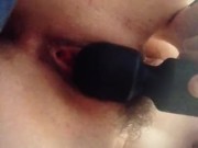 Vibrator fun fresh out the shower 10/16