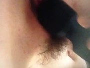 Vibrator fun fresh out the shower 11/16