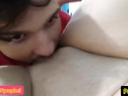 Curious  ensinando a chupar sua bucetinha e pagando boquete 7/16