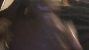 Dark skin BBC unloads huge cumshot very creamy!!!!