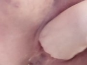 Fisting my fat, squirting cunt