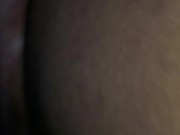 Ebony bbw creampie aftermath from bhm.