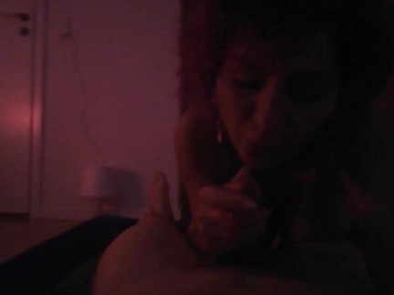 Katia taking a tantra massage to the next level
