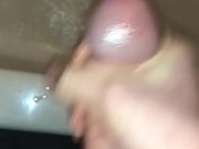 Jacking off in the shower 3/16