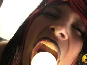 Carnival and Milking huge Strapon and Hand Job Full video only at Premium 5/16