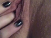 Fucking pussy with vibrator