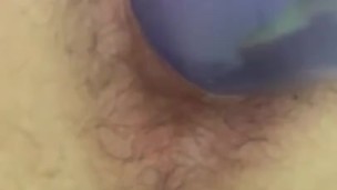 Twink Gapes His Ass With Huge Dildo