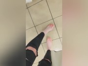 Public foot tease  15/16