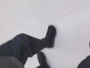 Public foot tease  5/16