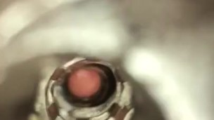 Cumming inside of fleshlight 