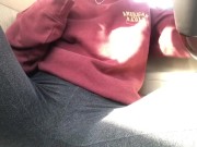 Horny and masturbating in public at the lake 2/16