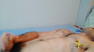 洗濯ばさみで乳首をつまみながらオナニー射精　ASIAN SOLO CUM SHOT 5